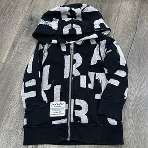 nununu Black and Gray Kids Jacket